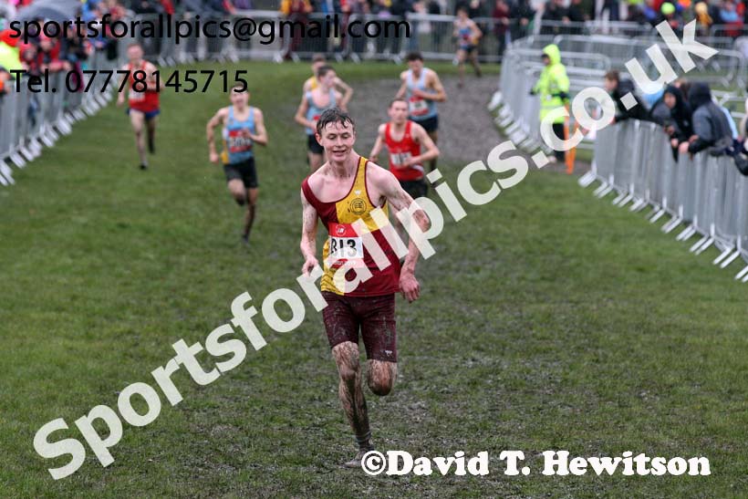 Senior boys 2019 New Balance English Schools Cross Country Champs, Temple Newsam, Leeds. Photo:  David T. Hewitson/Sports for All Pics